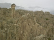 "Valle de Luna" (Mondtal) in La Paz. Diese seltsamen Formationen entstanden �ber Jahrtausende durch Erosion und Klimagegens�tze
